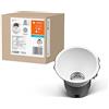 LEDVANCE Spot Twist Installazione Downlight, bianco, 10W, 800lm, 830% in peso, diametro 93 mm, bianca calda, risparmio energetico fino al 90% rispetto a downlight alogeni, montaggio semplice, 3000K