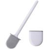 Tupenofif Scopino WC, scopino da Bagno in Silicone, Montaggio a Parete Senza Fori per roulotte e Camper, salvaspazio, Flessibile, antigoccia, ad Asciugatura Rapida, igienico