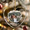 HOBULL Palline di Natale Personalizzate 2025, Pallina di Natale Personalizzata con Foto Cristallo, Decorazioni Albero Ornamenti Natalizi Regali Originali per Famiglia, Bambini, Amici, Coppie
