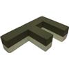 Seat Flor spugna per fiori a forma di lettera, dalla A alla Z (altezza 25 cm.) spugna per decorazioni floreali (lettera F)