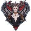 Nemesis Now Diablo® IV Lilith - Scultura da appendere alla parete, 30 cm, in resina, colore: Verde, fusa nella migliore resina, sapientemente dipinta a mano