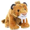 Wild Republic Europe ApS Wild Republic, peluche Cuddlekins, tigre dai denti di sabre, 30 cm, marrone