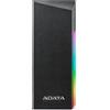 ADATA XPG EC700G SSD M.2 PCIe o SATA Unit a stato solido Gehuse, doppio supporto, RGB, USB 3.2 Gen2 Typ-C, Windows, Mac, Linux, Android, Schwarz