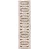 benuta tappeto da interno ed esterno Kaleo Crema/Beige 80x300 cm tappeto soggiorno tappeto da esterno passatoia moderno pelo corto scandinavo