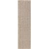benuta tappeto da interno ed esterno Kaleo Crema/Beige 80x300 cm tappeto soggiorno tappeto da esterno passatoia moderno pelo corto scandinavo