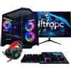 Nitropc PC desktop gaming NitroPC Pack Avancé - AMD Ryzen 5 5500, NVIDIA GeForce RTX 3050 6 GB, 16 GB RAM, 1 TB SSD, Windows 11 Pro
