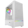 Mars Gaming MCQUANTUMW, Midi Tower, Bianco, ATX, Micro ATX, Mini-ITX, Vetro temperato, 17 cm, 33,5 cm