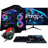 Nitropc PC desktop gaming NitroPC Pack Avancé - AMD Ryzen 7 5800X, AMD Radeon RX 9060 XT 16 GB, 16 GB RAM, 1 TB SSD, Windows 11 Pro