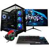 Nitropc PC desktop gaming NitroPC Pack Extrême - Intel Core i5-14400F, NVIDIA GeForce RTX 5060 8 GB, 32 GB RAM, 1 TB SSD, Windows 11 Pro