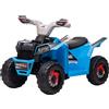 HOMCOM Quad Elettrico per Bambini con Ruote Resistenti