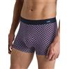 CALIDA Cotton Code Design New Boxer con Elastico in Vita da Uomo, Rosso gelso, 46-48