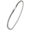 WDG Bracciale tennis uomo WDG con diamanti neri