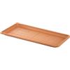 Chapelu ISCTM92CTE - Sottovaso Sylvia per Vaso di Fiori, in Polipropilene, 92 x 37 x 4,5 cm, Color Terracotta