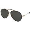 Gucci GG1981S 001 | Occhiali da Sole Graduati o Non Graduati | Prova Online | Metallo, Plastica | Pilot | Grigio, Oro | Adrialenti