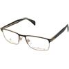 David Beckham DB 1209 I46 | Occhiali da Vista Graduati | Metallo | Rettangolari | Nero, Oro | Adrialenti