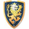 Liontouch - Scudo da Cavaliere, Blu/Large - età 3-8 | 45 x 35 cm | Giocattolo Medievale in Gommapiuma | Giochi di Ruolo per Bambini Tema Leone Dorato | Accessorio Sicuro per Battaglie e Travestimenti