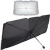 Generico Folding Car Sun Umbrella - Dashboard Protector, UV Rays Screen Cover, Anti-Heat, Universal Windshield Sunshade for Cars, SUVs & Trucks