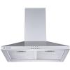 Aspes Cappa aspirante piramidale 60 cm inox ACPP600A1IX. Potenza 520 m3/h, doppio tiro, 3 velocità, controllo manuale, filtro lavabile in lavastoviglie.