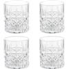 Brandani Set 4 Pezzi Bicchiere Mosaico in Vetro 320 Ml