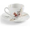Kintsugi Coffee Cup with Saucer 01 - Tazzina da Caffè in Porcellana Dorata Seletti