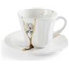 TAZZINA DA CAFF? CON PIATTINO IN PORCELLANA KINT