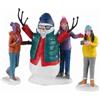 Lemax Snowman Selfie, Set di 3 (Cod. 02940) - Personaggi per Villaggio di Natale