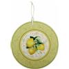 Brandani Decoration Limoni in Ceramica e Sughero - Ø 20 cm