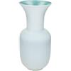Vaso Argo Bicolor Brandani in Vetro Soffiato Perla e Eucalipto - h 37 cm