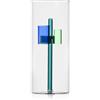Iris Vaso 3 Blu in Vetro Borosilicato H 25 cm - Ichendorf Milano