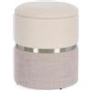 POUFF RADINKA BIANCO-GRIGIO PICCOLO