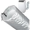 Derwrtup Copertura Tubo Condizionatore Portatile | Impermeabile Termoresistente | Fascia Isolante Tubo Condizionatore - Per Soggiorno Camera Da Casa Hotel Appartamento Proprietari Di Casa