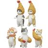Kitan Club Co. Ltd. mofusand Ebi Nyan Figure Set completo di 5 Kitan Club Gashapon Japan