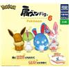 Takara Tomy Pokemon 6 Katazun Miniature Figure 4 Set Completo Nintendo Gashapon Giappone
