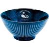 Doraemon Noodle Bowl Indigo 7,09 x 3,54 pollici Kaneshotouki Made in Japan nuovo