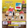 Bandai PEANUTS Capsule Vignette Set Completo di 4 Bandai Gashapon Snoopy Japan Nuovo