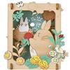 Ensky Teatro di carta stile legno My Neighbor Totoro legno fragola raccolta Ghibli ...