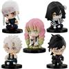 Bandai Demon Slayer: Kimetsu no Yaiba Suwarasetai 3 set completo di 5 Bandai Gashapon