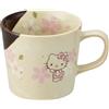 Hello Kitty Tazza tazza Hello Kitty Sakura Sanrio Mino Ware 9,81 once skater Japan...