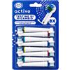 BRAND ITALIA - Testine Compatibili Oral B 8 pz Accessori