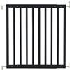 Safetots Cancelletto per Scale Robusto in Legno con Montaggio a Vite, Nero, 63,5cm - 105,5cm, Cancelletto per Bambini in Legno, Barriera di Sicurezza con Montaggio a Vite, Installazione Facile