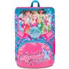 Seven Mermaid Magic Zaino Doppio Scomparto Estensibile, Celeste, Maxi Capienza, Schienale Preformato, Bambina, Scuola Elementare
