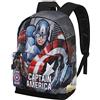 KARACTERMANIA Marvel Captain America Defender-Zaino HS FAN 2.0, Multicolore, 30 x 41 cm, Capacità 22 L