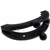 Stafil Chiusura Clic Clac in Legno Rotonda 19x8 cm Colore Nero per Borse Fai da Te