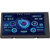 Lazmin112 Mini Schermo USB IPS da 3,5 Pollici, Monitor Dati CPU PC Monitor Temperatura Display Pannello Sensore PC, Schermo Verticale Orizzontale, Monitor Temperatura Computer