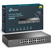 TP-Link TL-SG1024D Switch Gigabit 24 Porte, Montaggio Desktop o Rack, Plug & Play, Priorità del Traffico, Prevenzione Loop, Modalità di Isolamento, Funzionamento Silenzioso, Case in Metallo