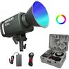 Aputure Amaran 300C RGBWW Luce video a LED a colori, 300W bicolore da 2500K a 7500K Bowens Mount Luce continua Bluetooth App Control 9 System FX Alimentazione DC/AC Ventola silenziosa