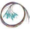 LINK LKLC12PT3 cavi pigtail fibra ottica set 12 pezzi connettori LC Simplex OM3 50/125µ UPC lunghezza 2 metri multicolore per terminare cavi in rack e box ottici alta qualità e affidabilità