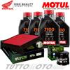 Motul - Hiflo Tagliando HONDA XLV Varadero 1000 2003-2013 / Kit Olio Motul 7100 10W40 + Filtri