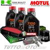 Motul - Hiflo - NGK Tagliando KAWASAKI EN Vulcan 650 S/Cafe Abs 2018-2022/ Motul 7100 Filtri Candele