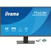 iiyama iiyama ProLite X2493HSU-B1 - Monitor a LED - 24 (23.8 visualizzabile) - 1920 x 1080 Full HD (1080p) @ 120 Hz - IPS - 350 cd/m² - 1500:1 - 1 ms - HDMI, DisplayPort - altoparlanti - nero, opaco X2493HSU-B1